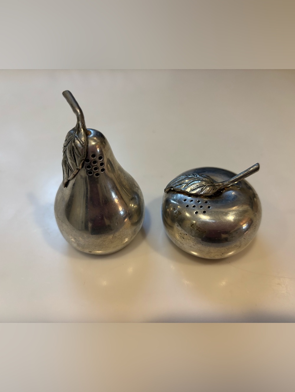 Kirk Steiff Pewter Salt and Pepper Shakers